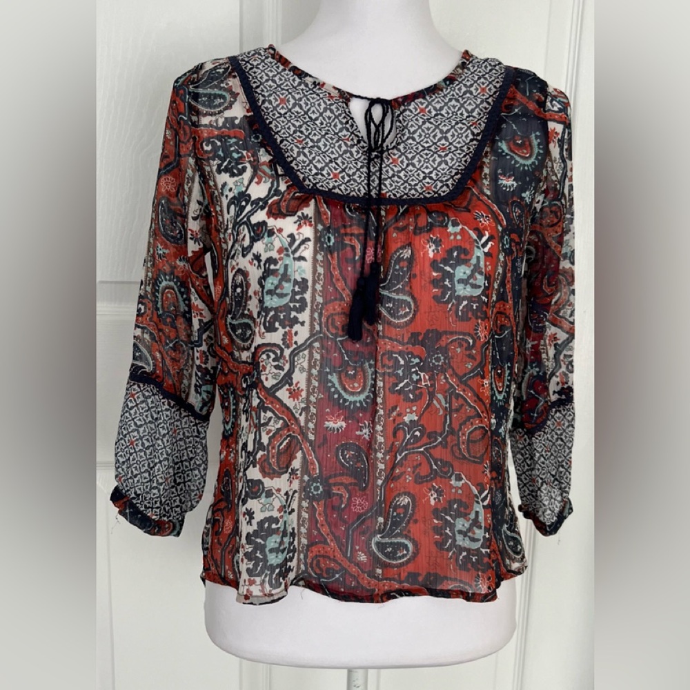 Girl Krazy Long Sleeve Top - Size Small
